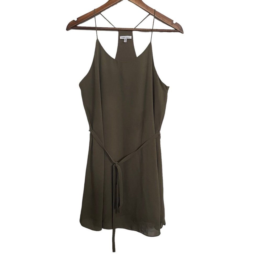 Naked Zebra Olive Mini Dress